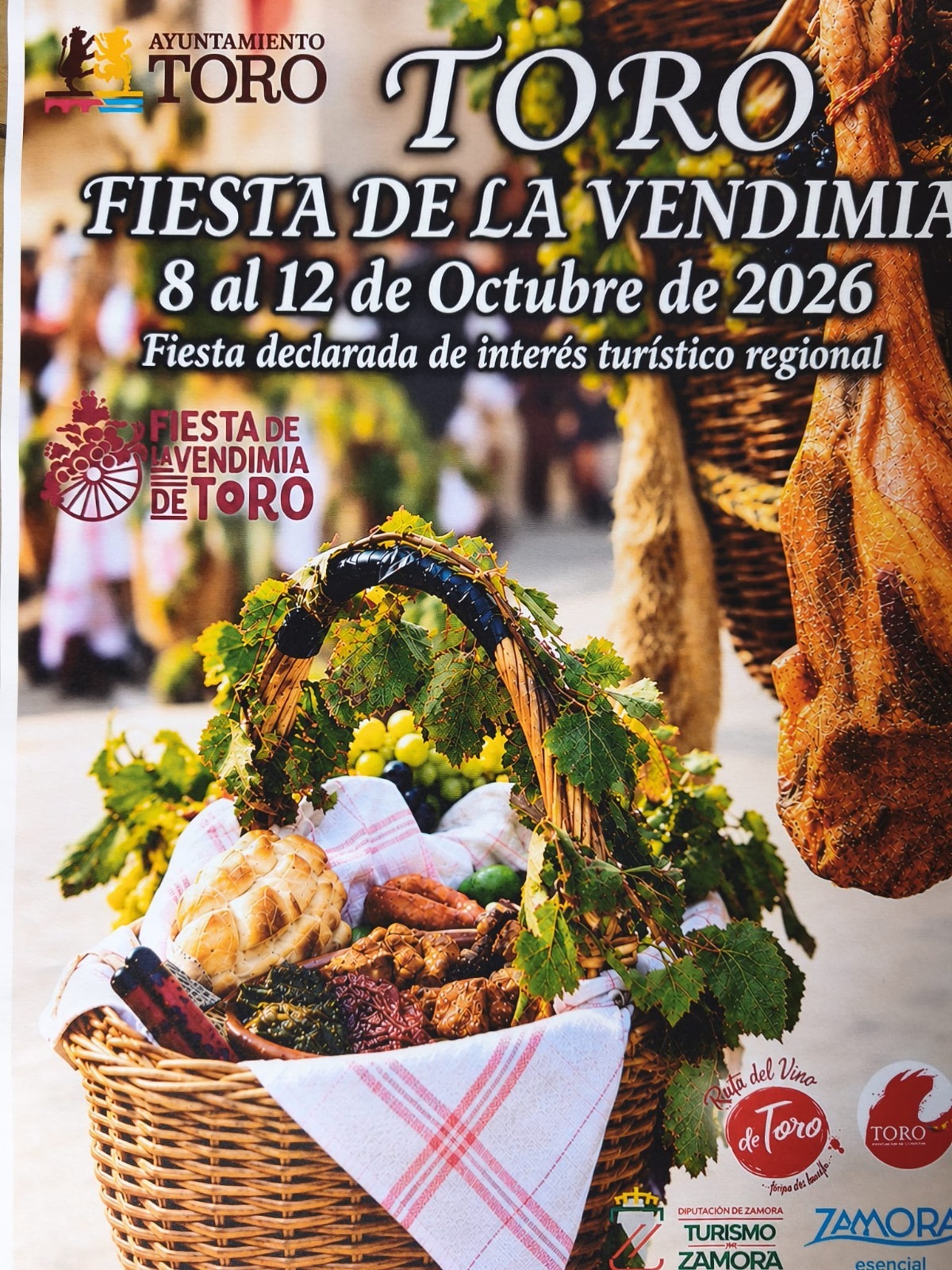 Cartel Fiesta de la Vendimia Toro 2026